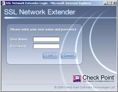 Check Point - SSL Network Extender Portal